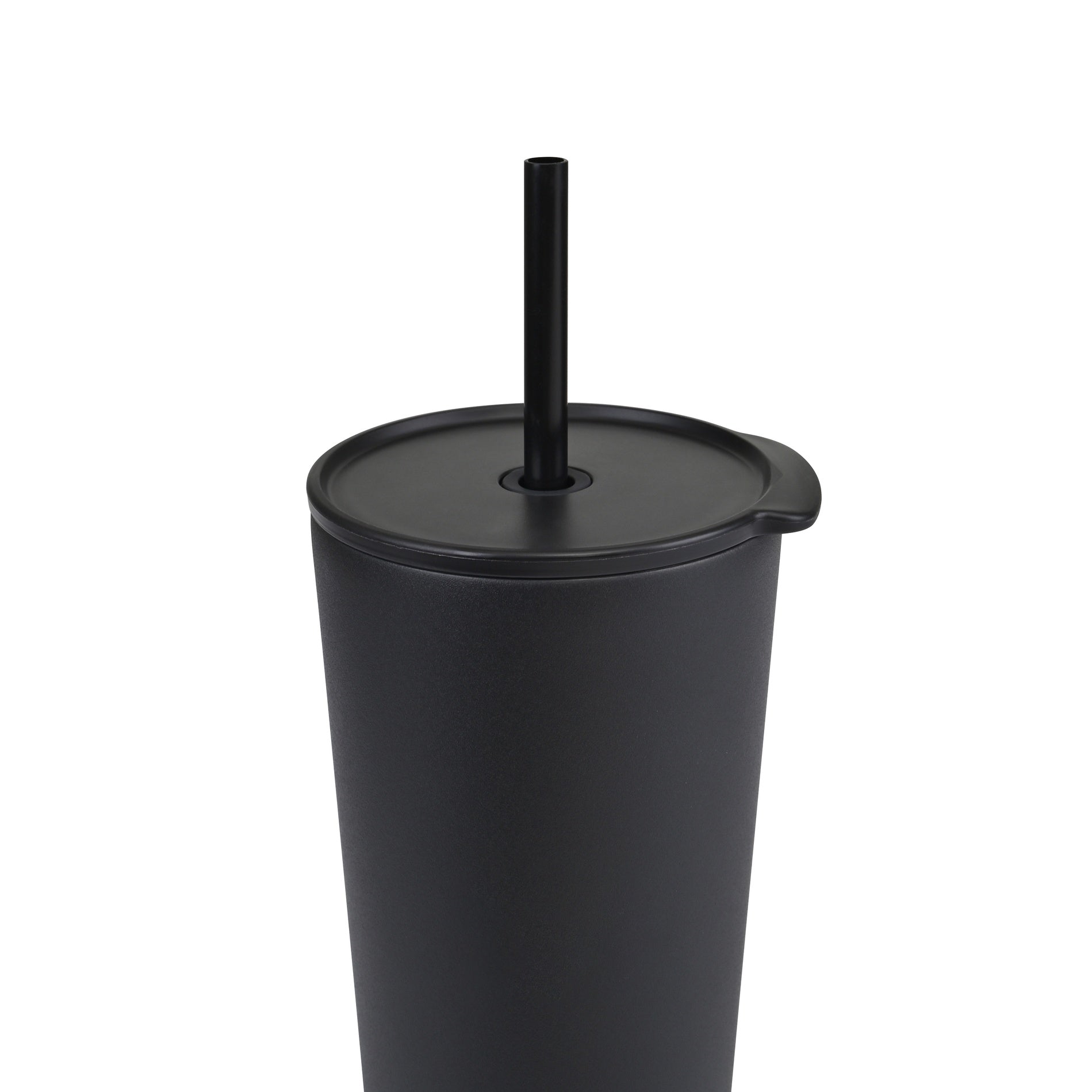Black Aviana™ Rowan Recycled Straw Tumbler - 17 Oz.