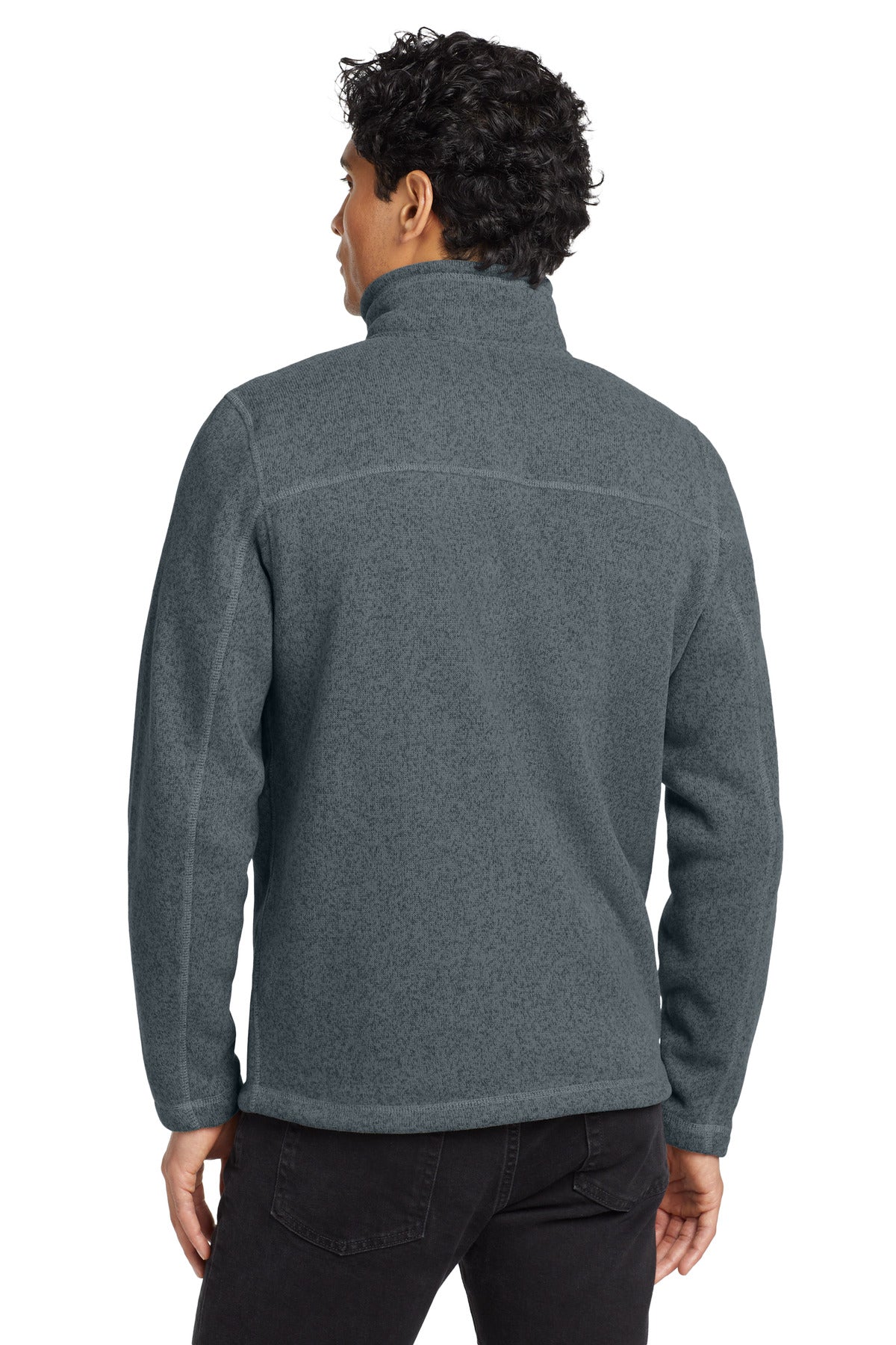 Urban Navy Hth The North Face Sweater Fleece Jacket. NF0A3LH7