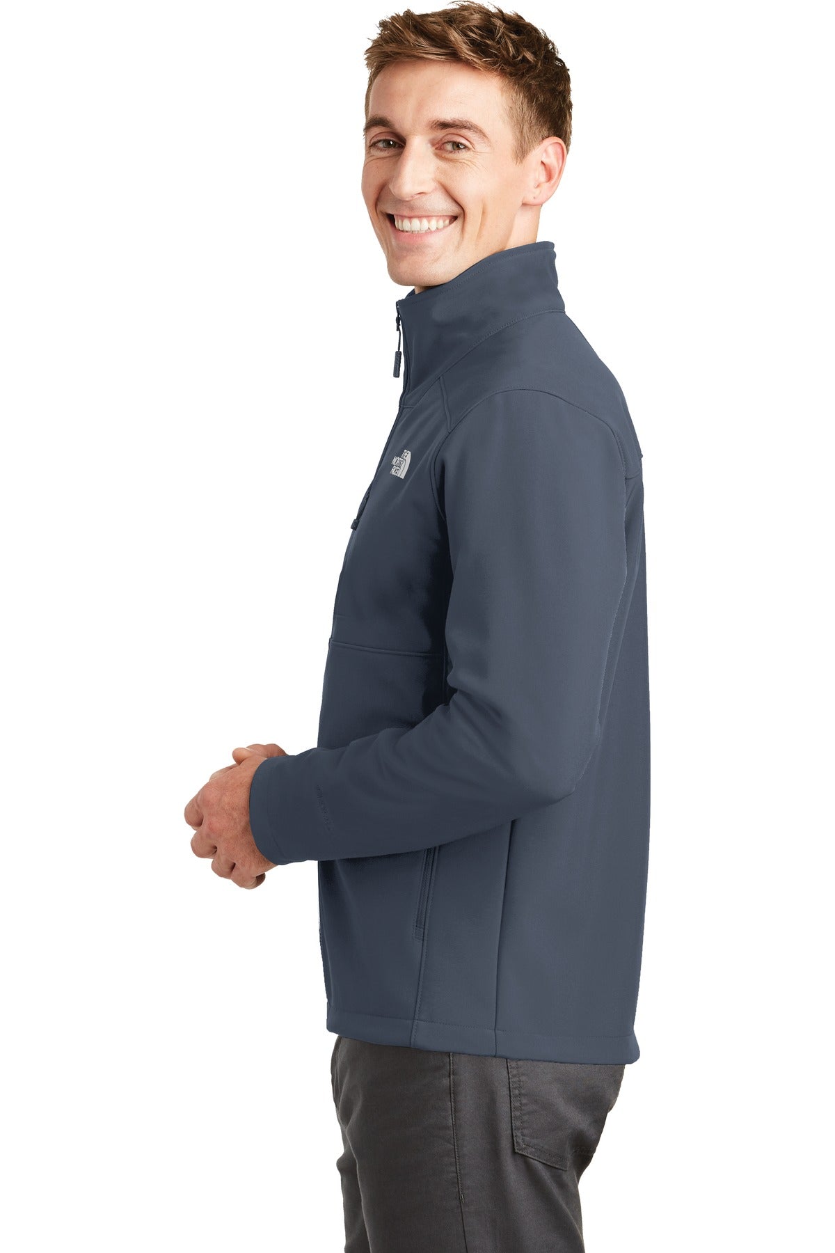 Urban Navy The North Face Apex Barrier Soft Shell Jacket. NF0A3LGT