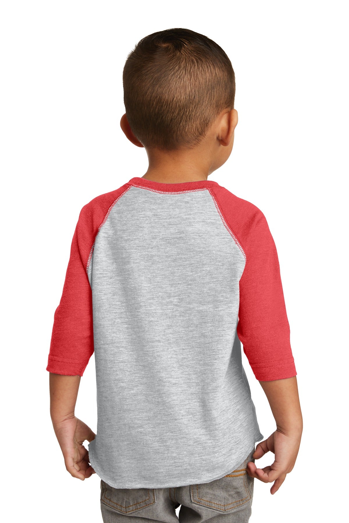 VH/Vnt Red DISCONTINUED Rabbit Skins Toddler Baseball Fine Jersey Tee. RS3330