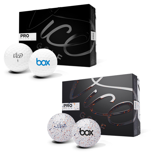 Navy Orange Vice Pro Plus Golf Ball