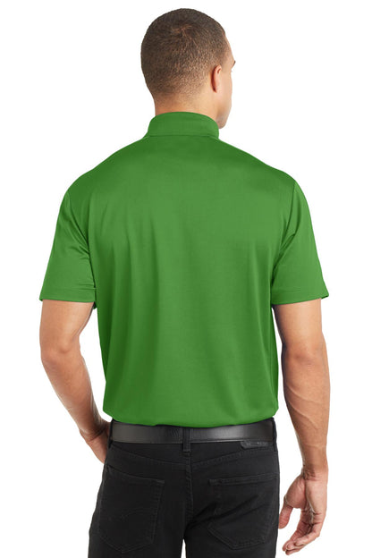 Vine Green Port Authority Diamond Jacquard Polo. K569