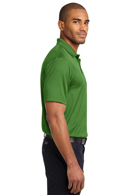 Vine Green Port Authority Performance Fine Jacquard Polo. K528
