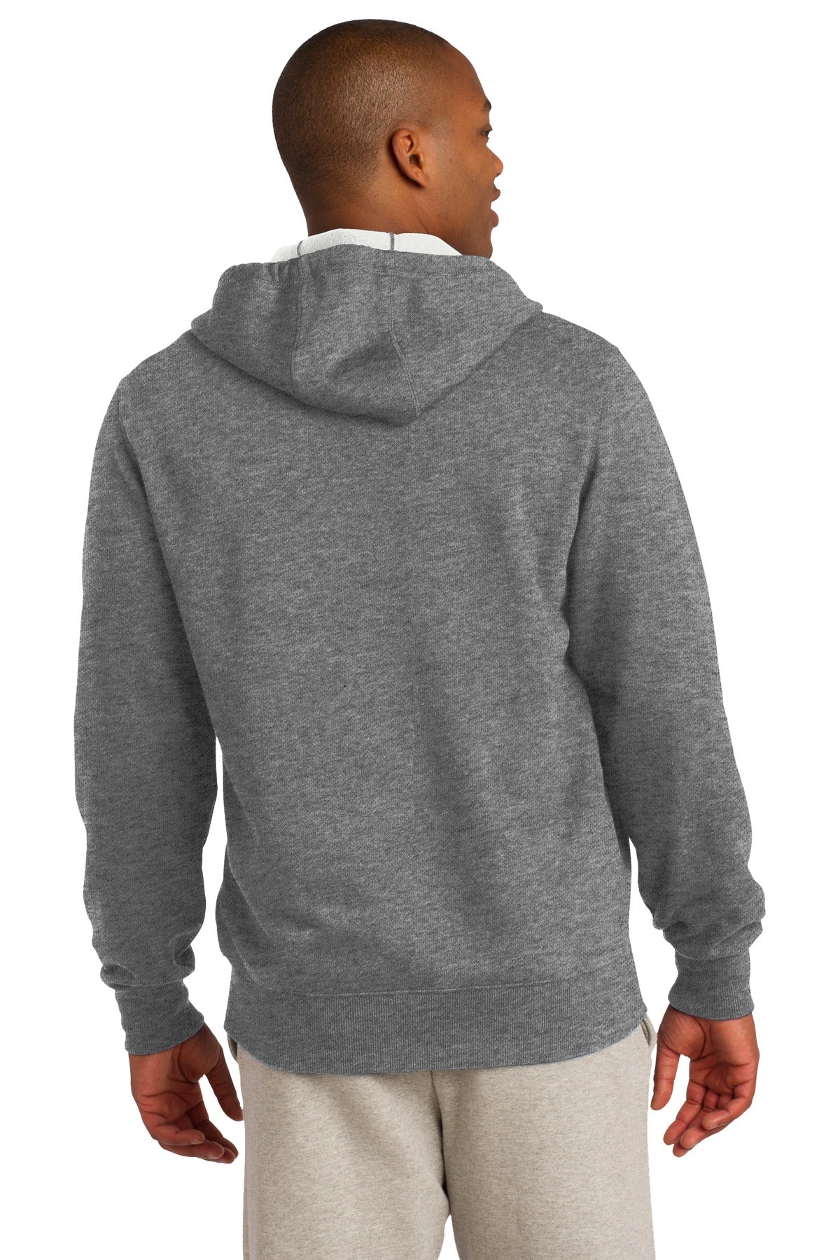 Vintage Hthr Sport-Tek Full-Zip Hooded Sweatshirt. ST258