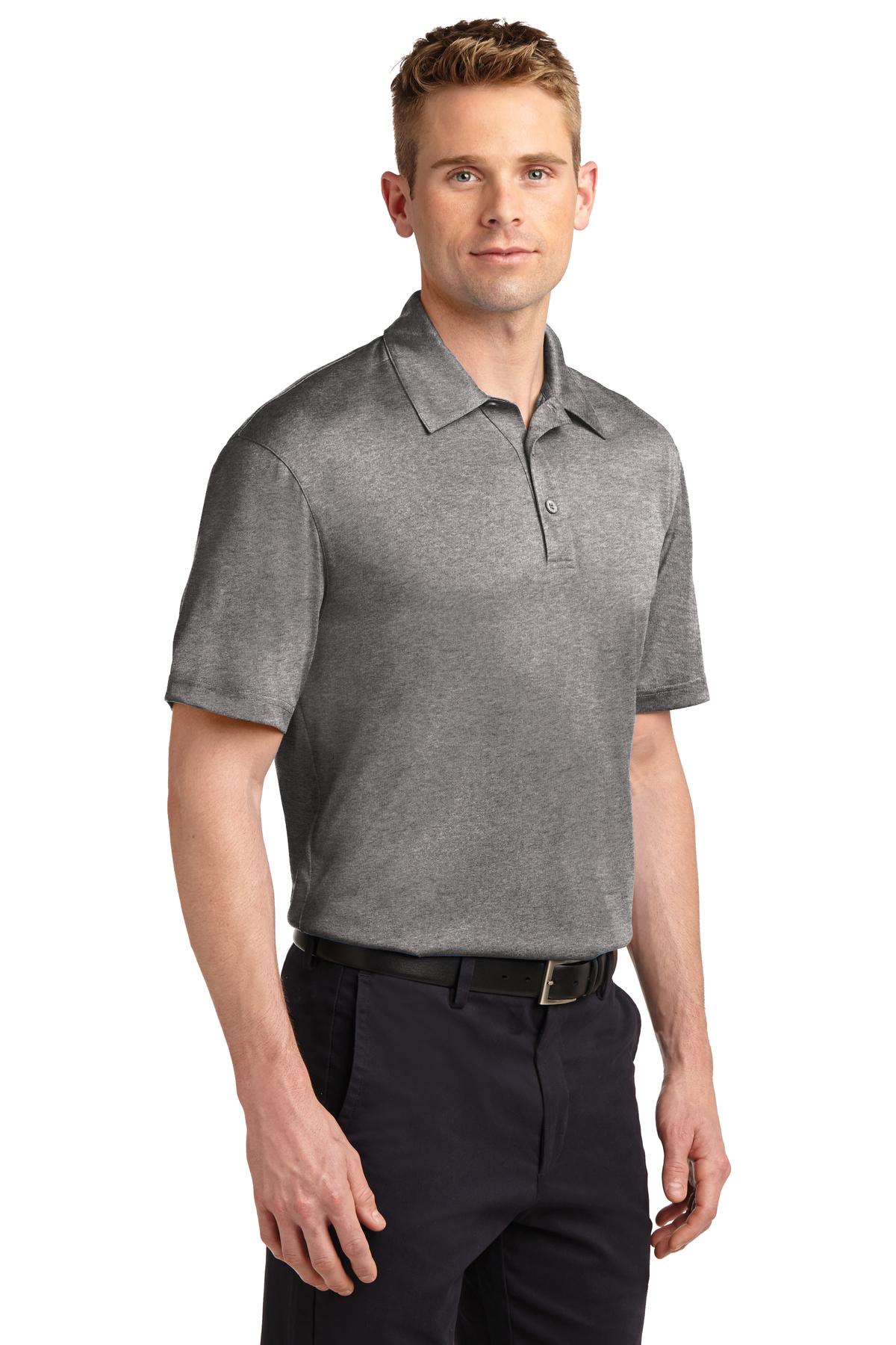 Vintage Hthr Sport-Tek Heather Contender Polo. ST660
