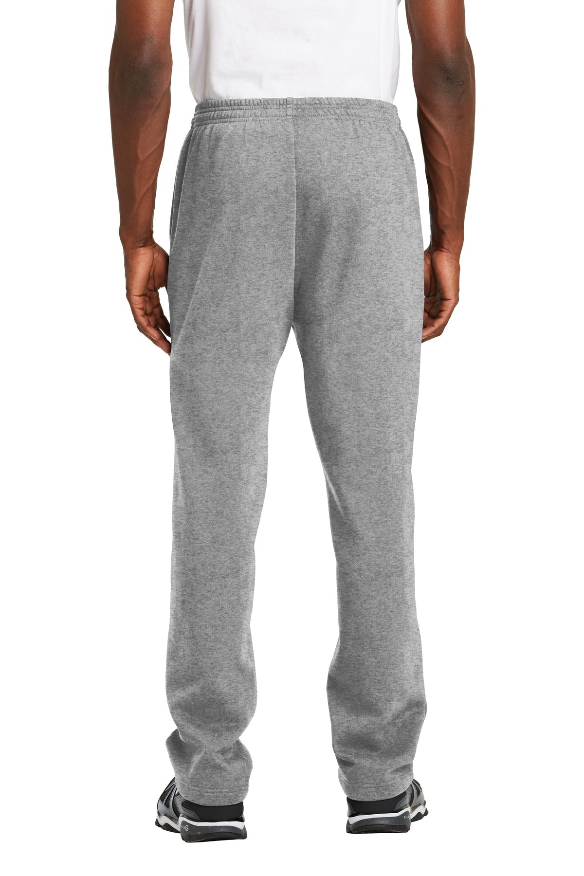 Vintage Hthr Sport-Tek Open Bottom Sweatpant. ST257