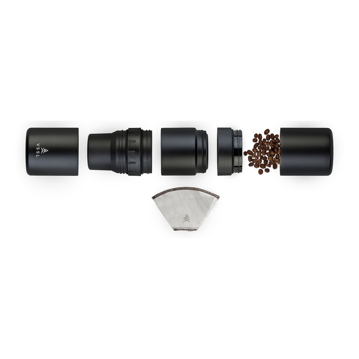 Black VSSL Nest Pour Over Coffee Kit