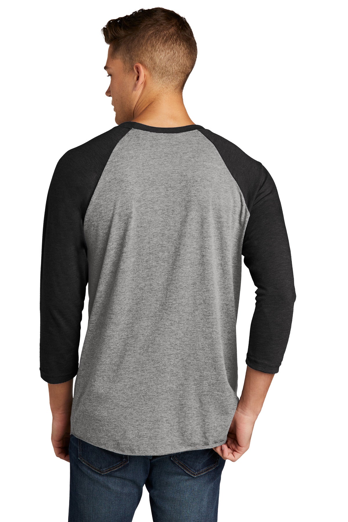 VtgB/PrmHt Next Level Apparel Adult Tri-Blend 3/4-Sleeve Raglan Tee. NL6051