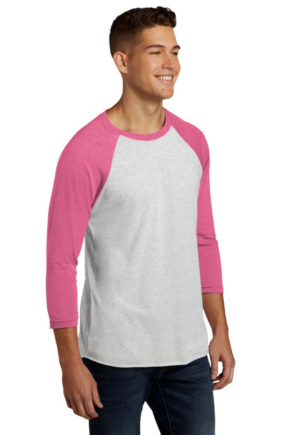 VtgPk/HtWh Next Level Apparel Adult Tri-Blend 3/4-Sleeve Raglan Tee. NL6051