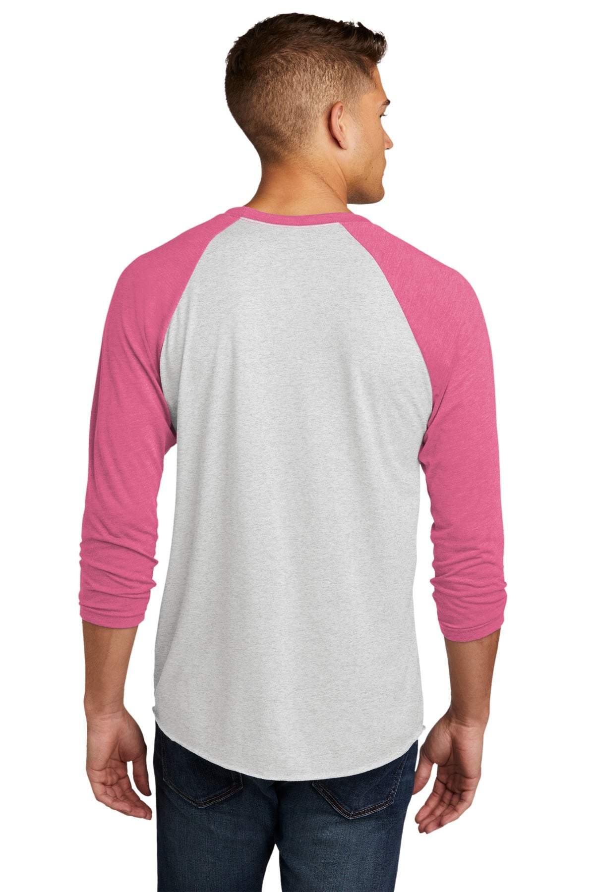VtgPk/HtWh Next Level Apparel Adult Tri-Blend 3/4-Sleeve Raglan Tee. NL6051