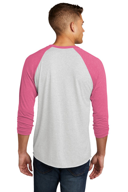 VtgPk/HtWh Next Level Apparel Adult Tri-Blend 3/4-Sleeve Raglan Tee. NL6051