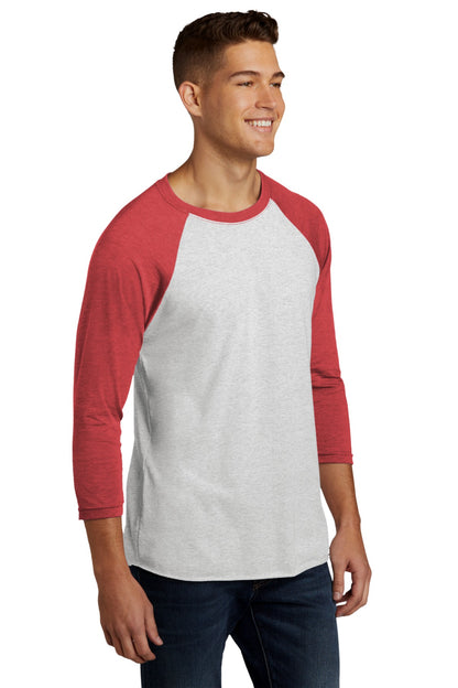 VtgRd/HtWh Next Level Apparel Adult Tri-Blend 3/4-Sleeve Raglan Tee. NL6051