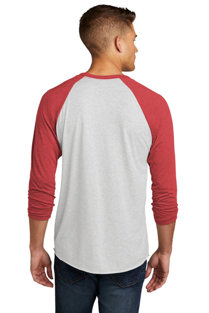 VtgRd/HtWh Next Level Apparel Adult Tri-Blend 3/4-Sleeve Raglan Tee. NL6051