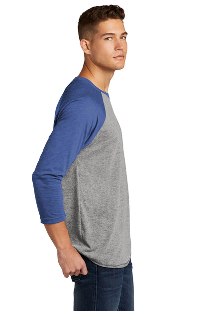 VtgRy/PrmH Next Level Apparel Adult Tri-Blend 3/4-Sleeve Raglan Tee. NL6051