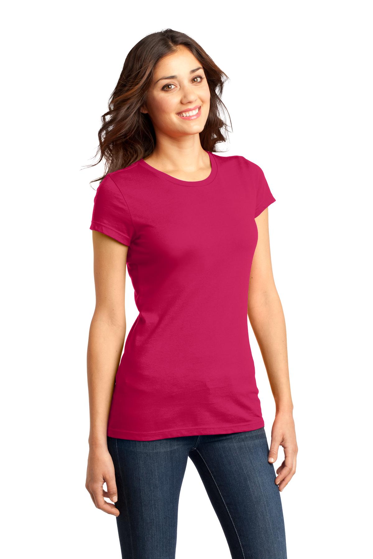 Watermelon District Women's Fitted Very Important Tee . DT6001