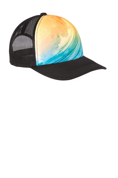Wave Port Authority Photo Real Snapback Trucker Cap C950