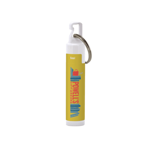 White SPF 30 Soy Lip Balm with Metal Split-Ring