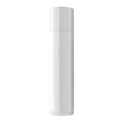 Natural Lip Moisturizer with Organic Ingredients in White Tube
