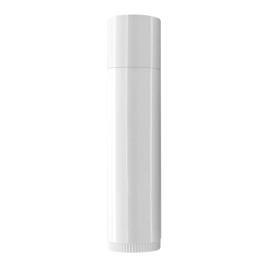 Natural Lip Moisturizer with Organic Ingredients in White Tube
