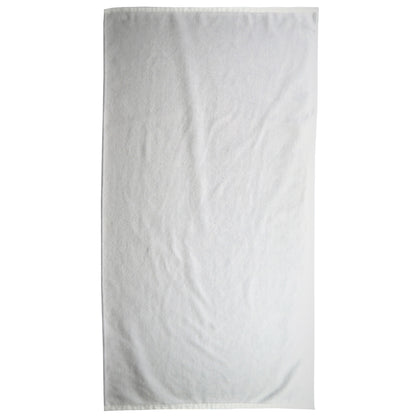 WHITE 30" X 60" BEACH TOWEL plain grouped