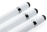 White Aluminum Inkless Pen with Eraser plain