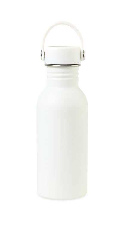 White Arlo Classics Stainless Steel Hydration Bottle - 17 Oz. plain