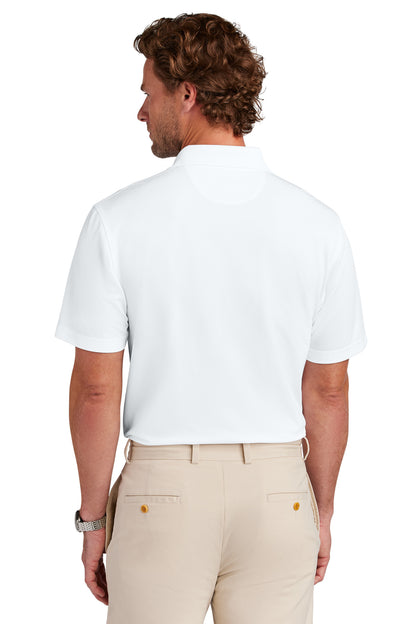 White Brooks Brothers Mesh Pique Performance Polo BB18220