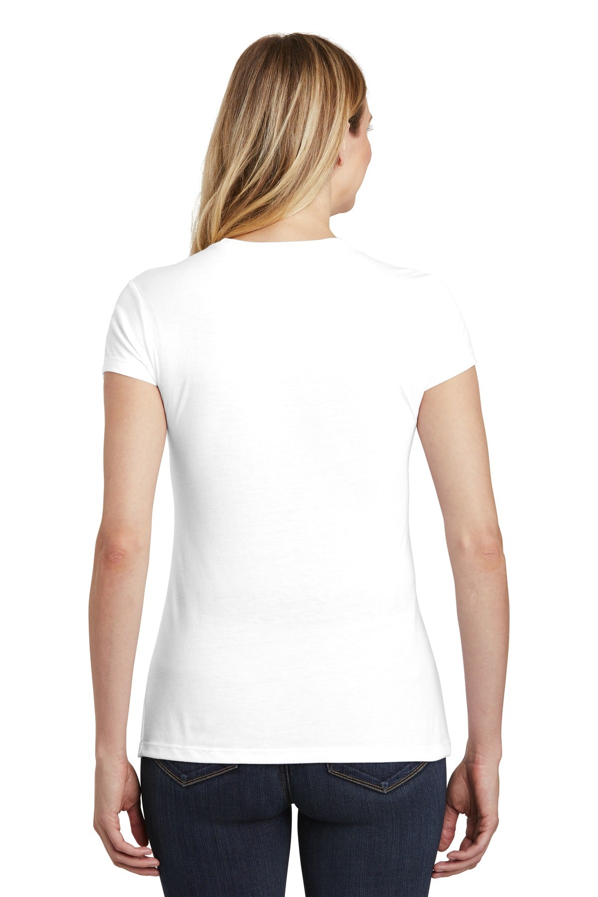 White District Women's Fitted Perfect Tri Tee. DT155