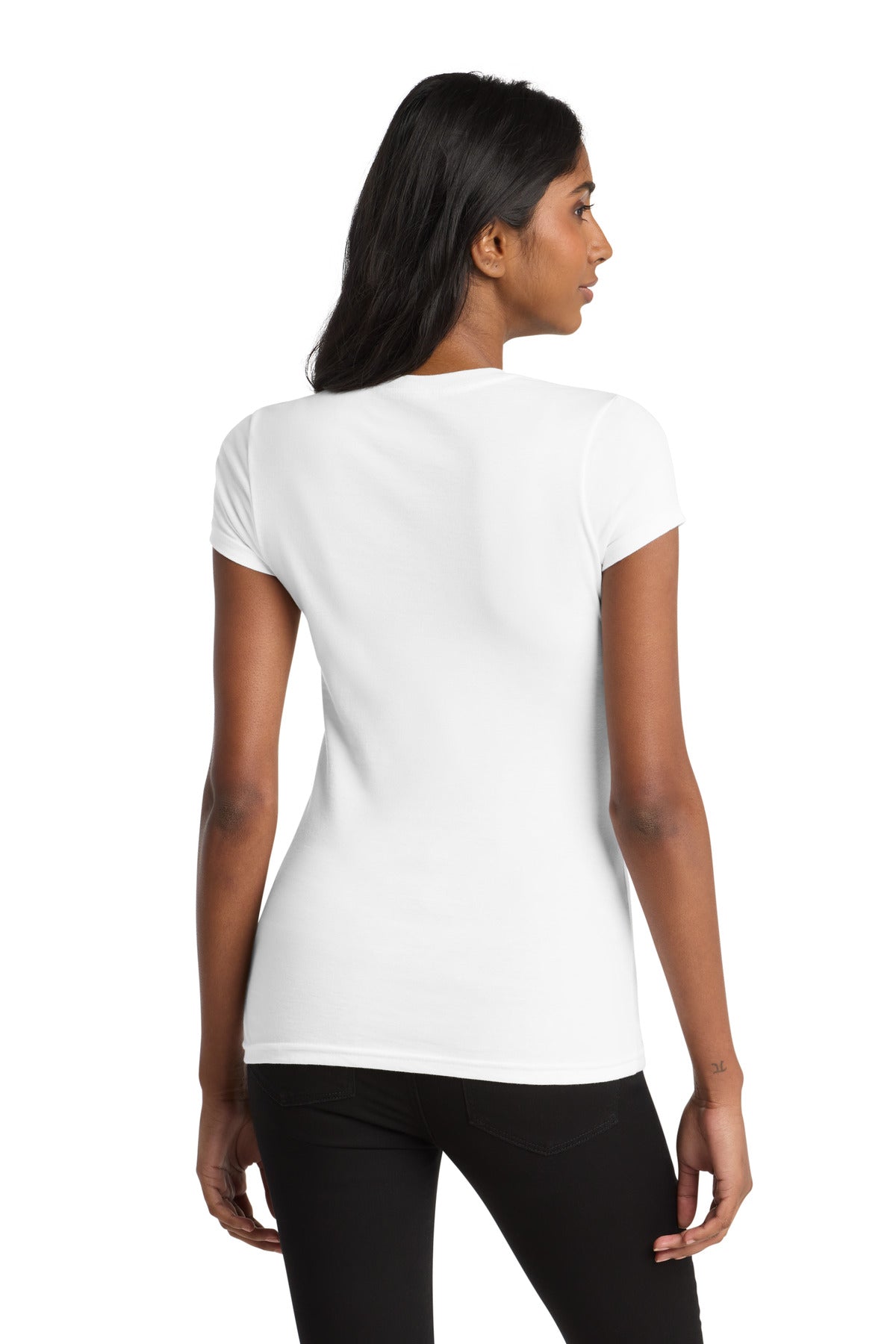 White District Women's Fitted Very Important Tee . DT6001