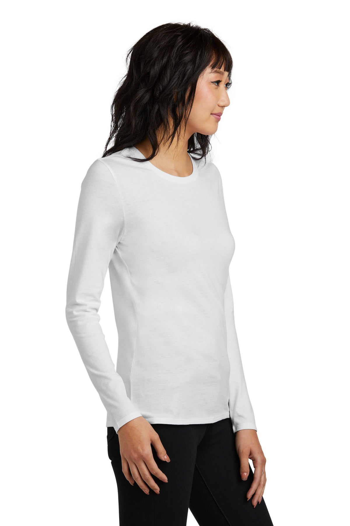 White District Women's Perfect Blend CVC Long Sleeve Tee DT110
