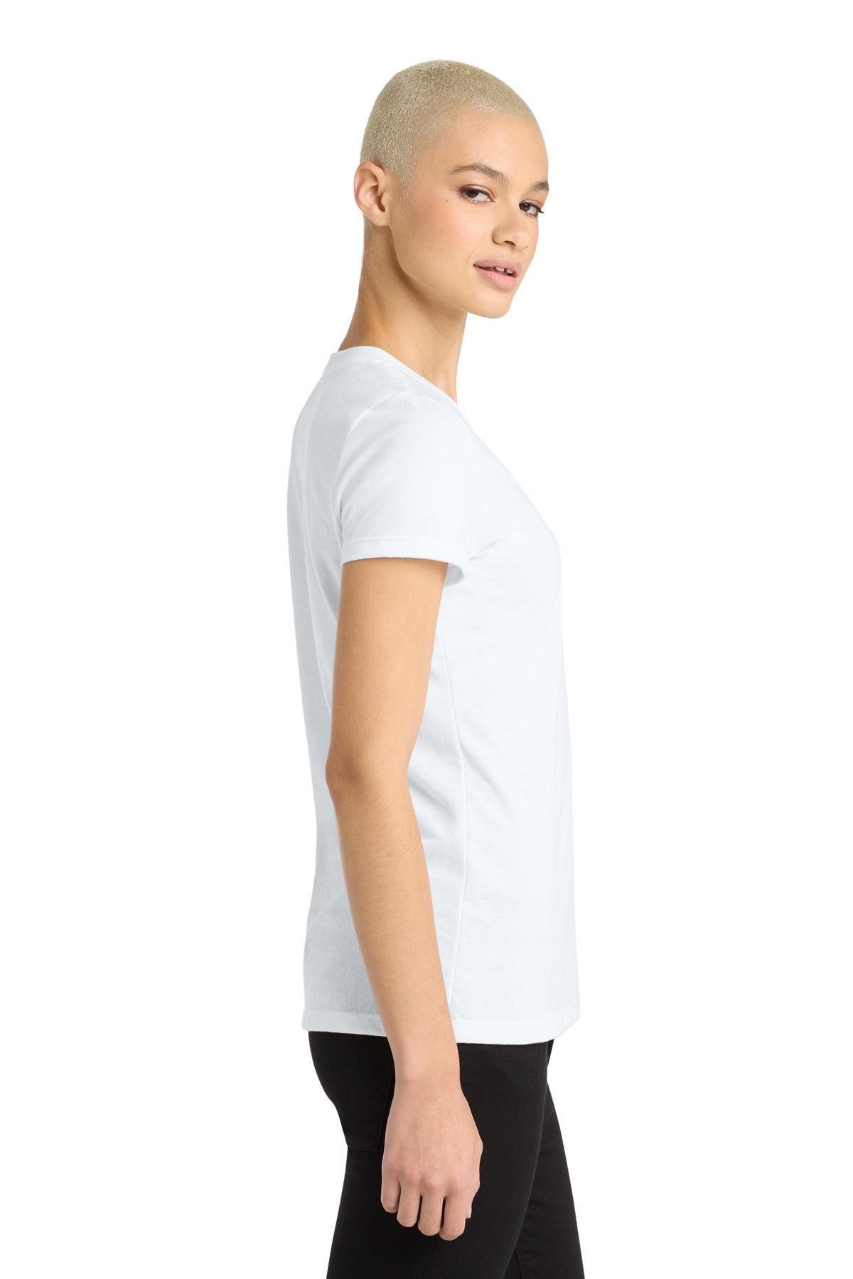 White District Women's Perfect Blend CVC Tee. DM108L