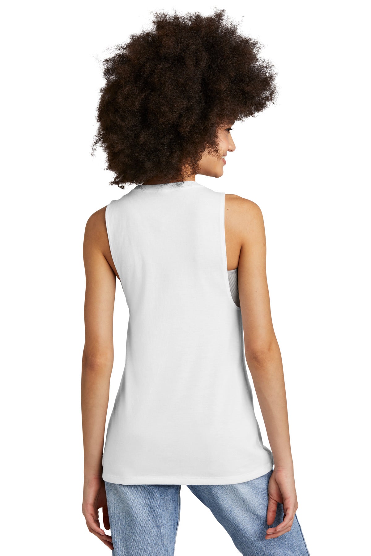 White District Women's Perfect Tri Muscle Tank DT153