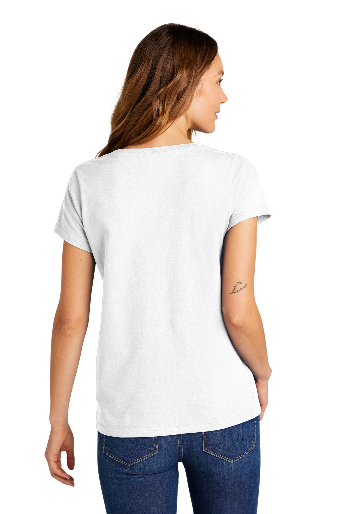 White District Women's The Concert Tee V-Neck DT5002