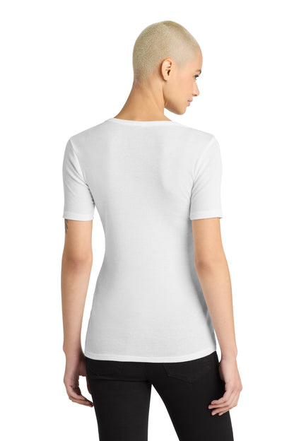 White District Women's V.I.T. Rib Scoop Neck Tee DT6020