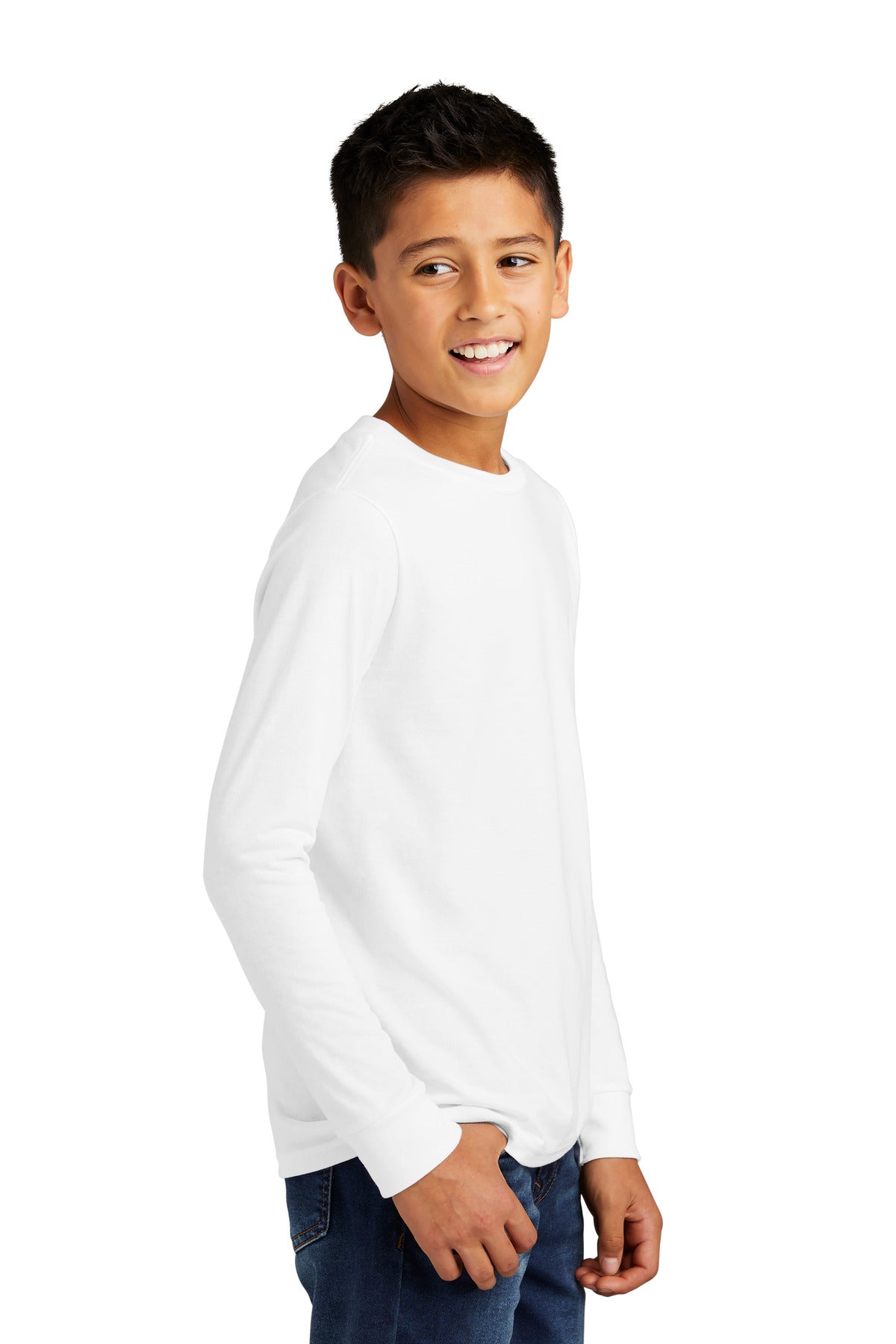 White District Youth Perfect Tri Long Sleeve Tee DT132Y