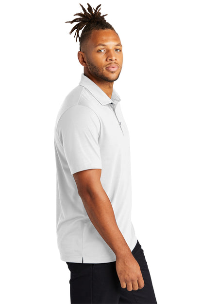 White Mercer+Mettle Stretch Jersey Polo MM1014