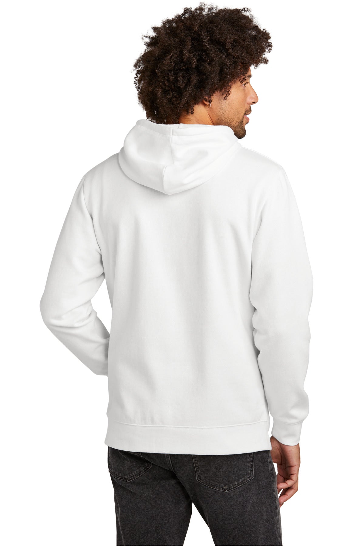 White New Era Comeback Fleece Pullover Hoodie NEA550