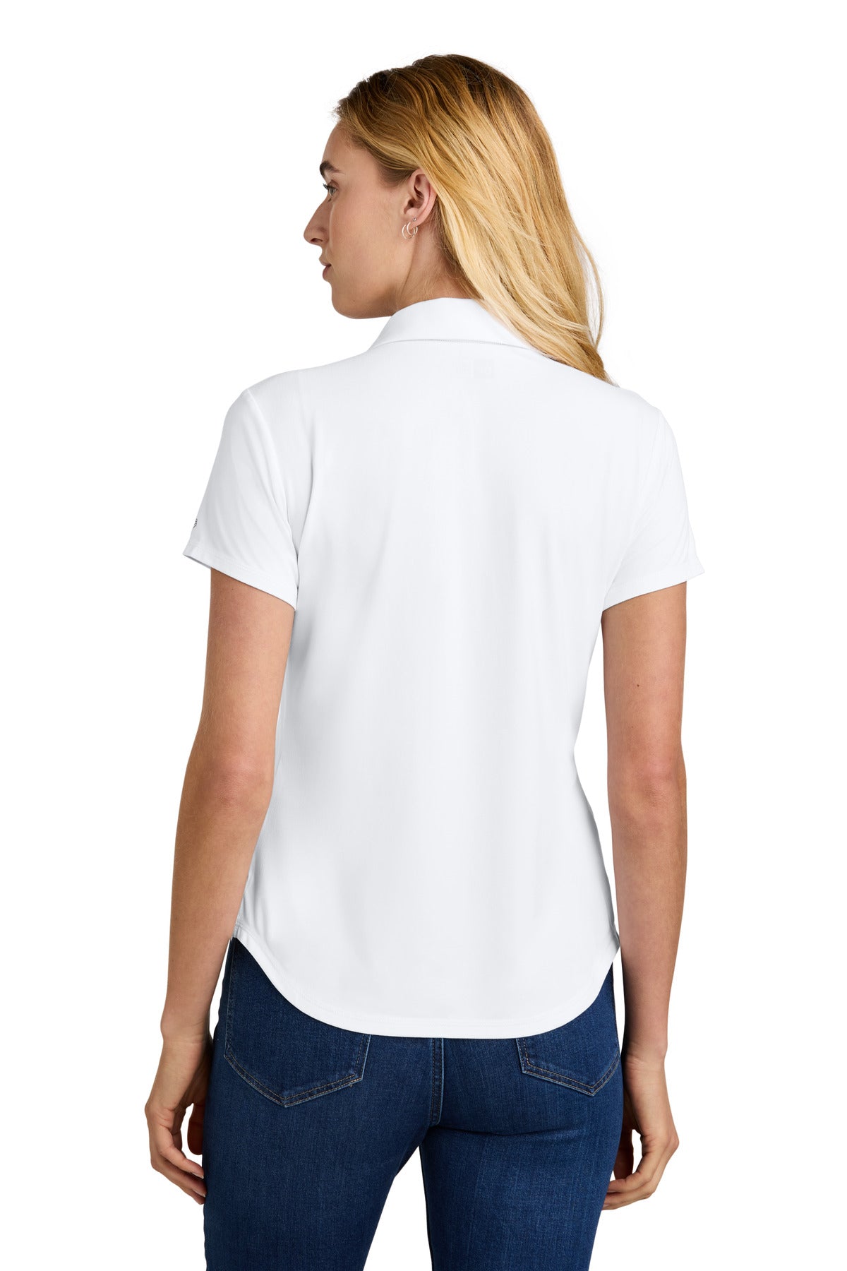 White New Era Women's Power Polo LNEA225