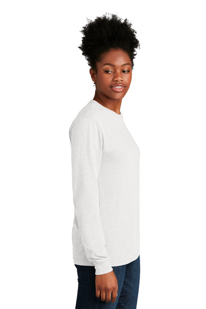 White Next Level Apparel Adult CVC Long Sleeve Tee NL6211