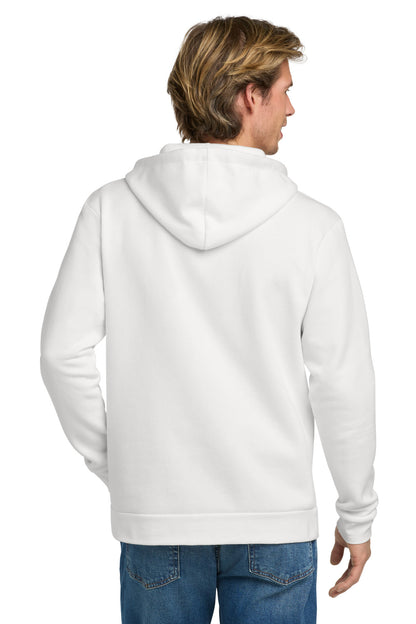White Next Level Apparel Adult Santa Barbara Zip Hoodie. NL9602