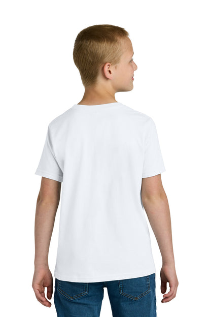 White Next Level Apparel Youth Cotton Tee NL3310