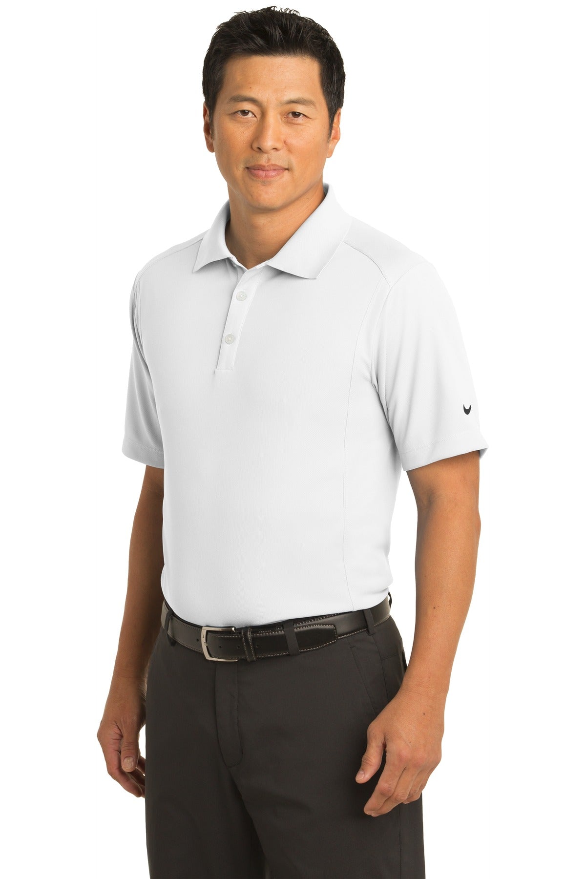 White Nike Dri-FIT Classic Polo. 267020
