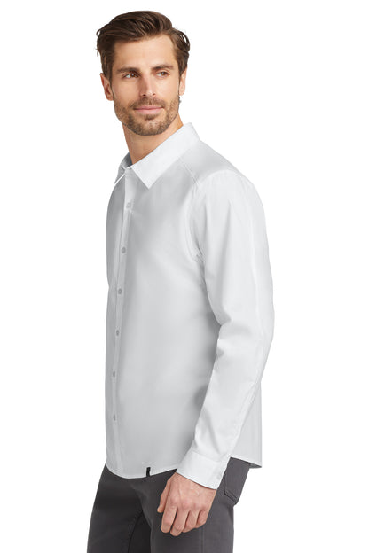 White OGIO Commuter Woven Shirt. OG1002