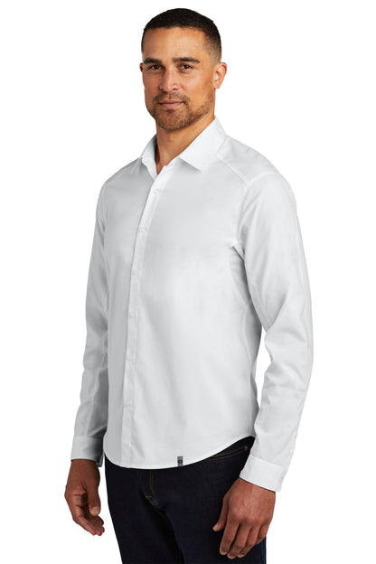 White OGIO Commuter Woven Shirt. OG1002
