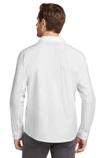 White OGIO Commuter Woven Shirt. OG1002