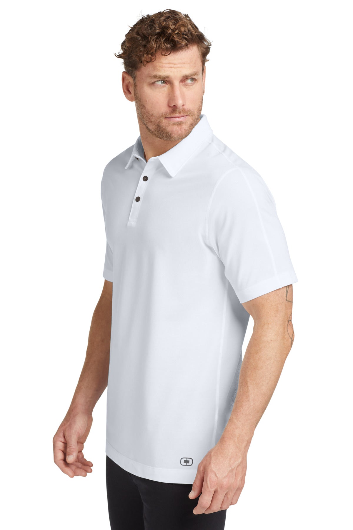 White OGIO Onyx Polo. OG126