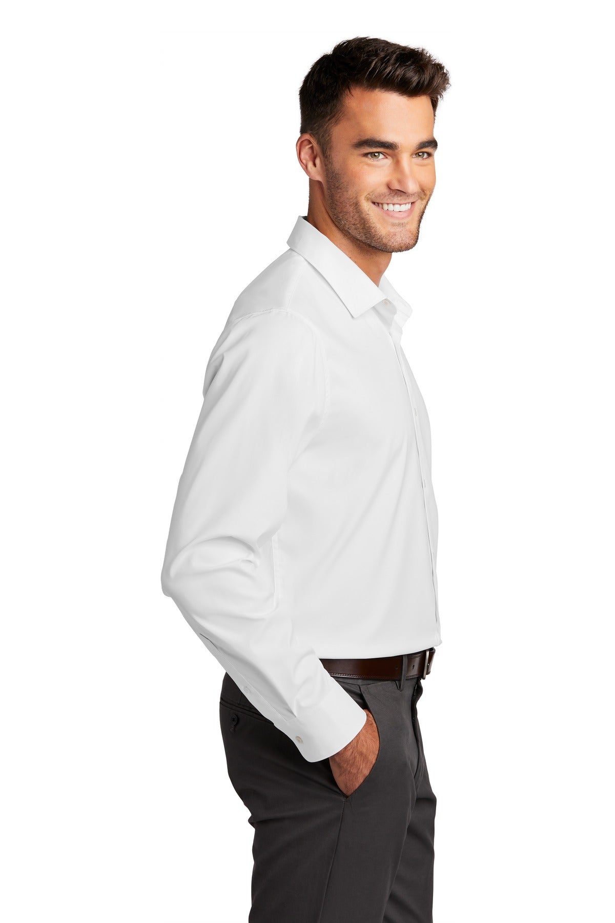 White Port Authority City Stretch Shirt W680