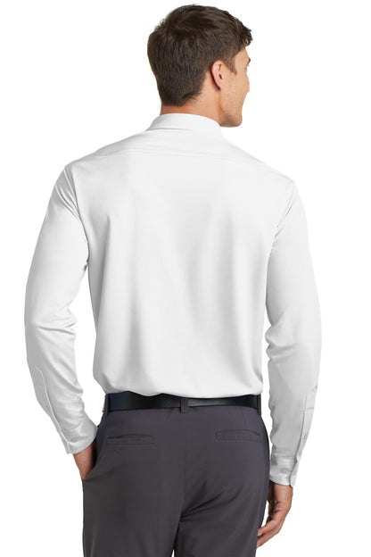 White Port Authority Dimension Knit Dress Shirt. K570