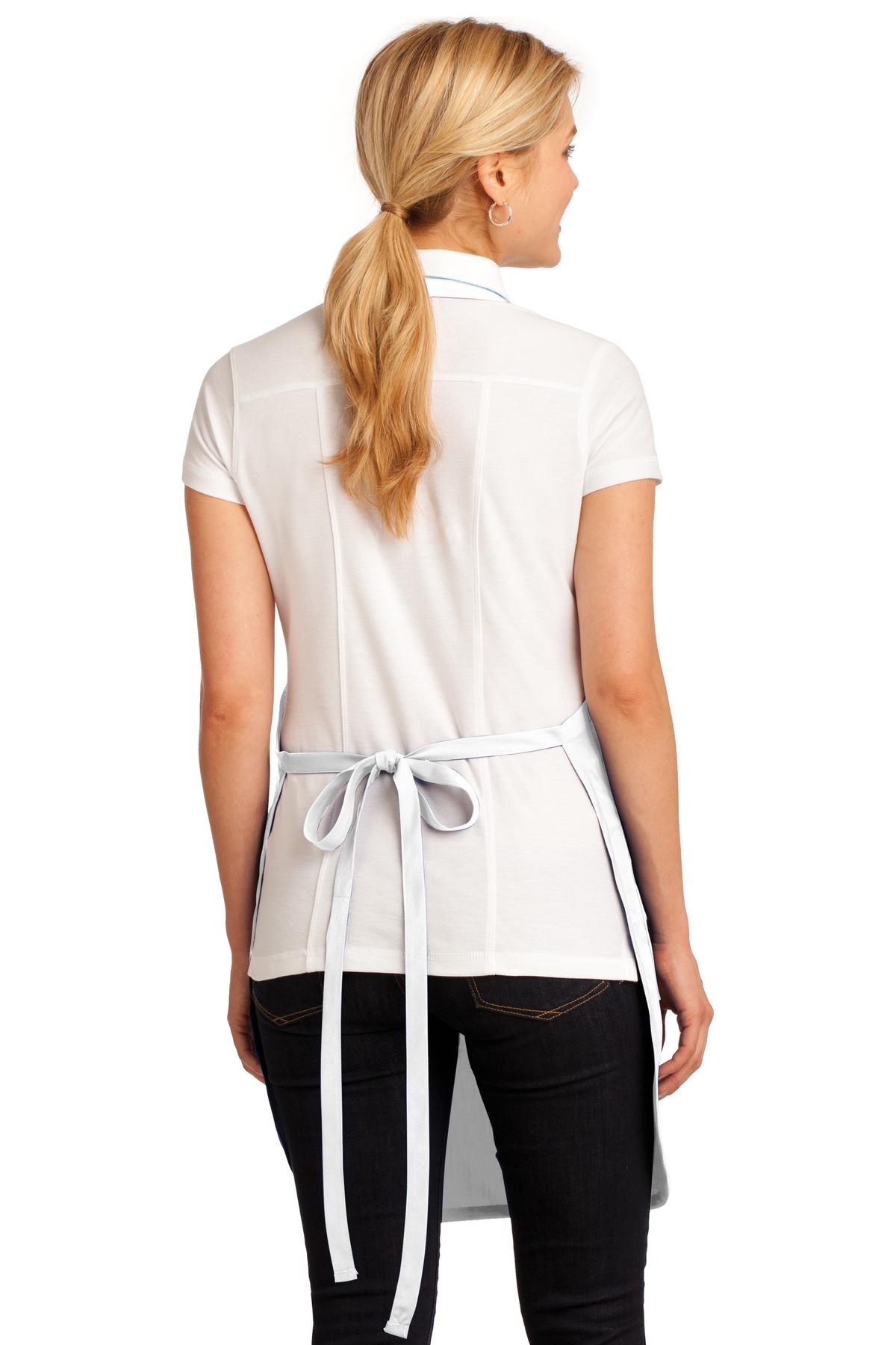 White Port Authority Easy Care Full-Length Apron with Stain Release. A703