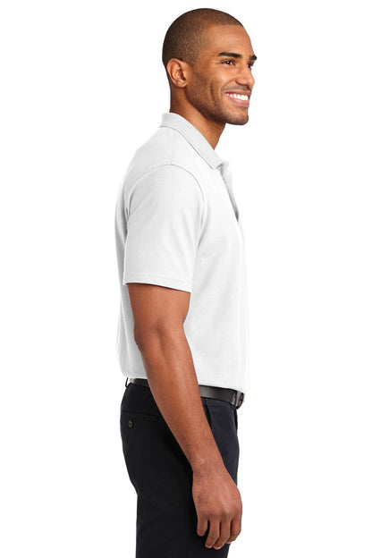 White Port Authority Stain-Release Polo. K510